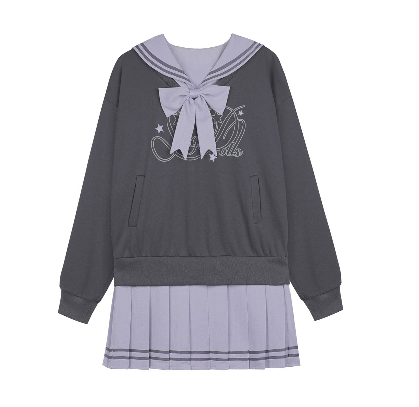 Sweet Lavender Purple Sailor Dress