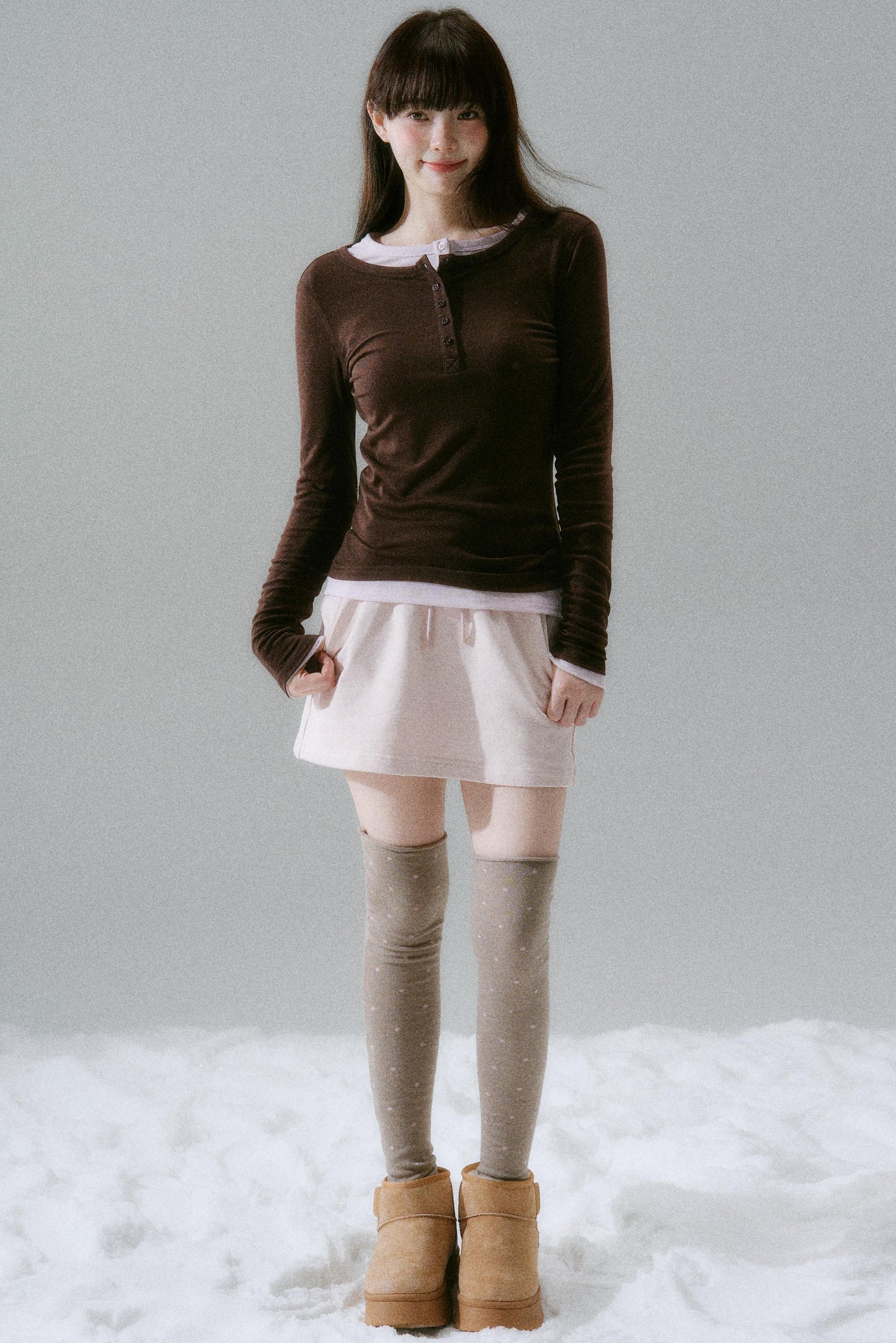 Button Design Slim Top