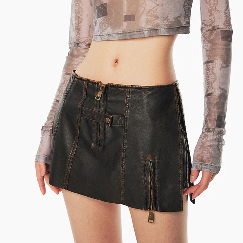 Leather Skirt