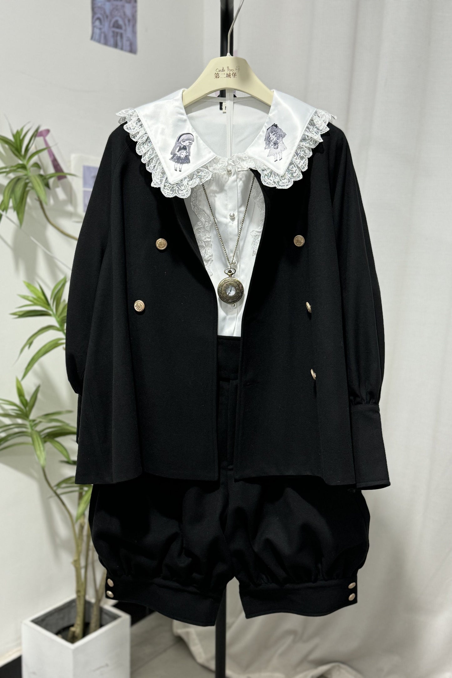 Chrono Rabbit European Prince Cape Jacket Suit