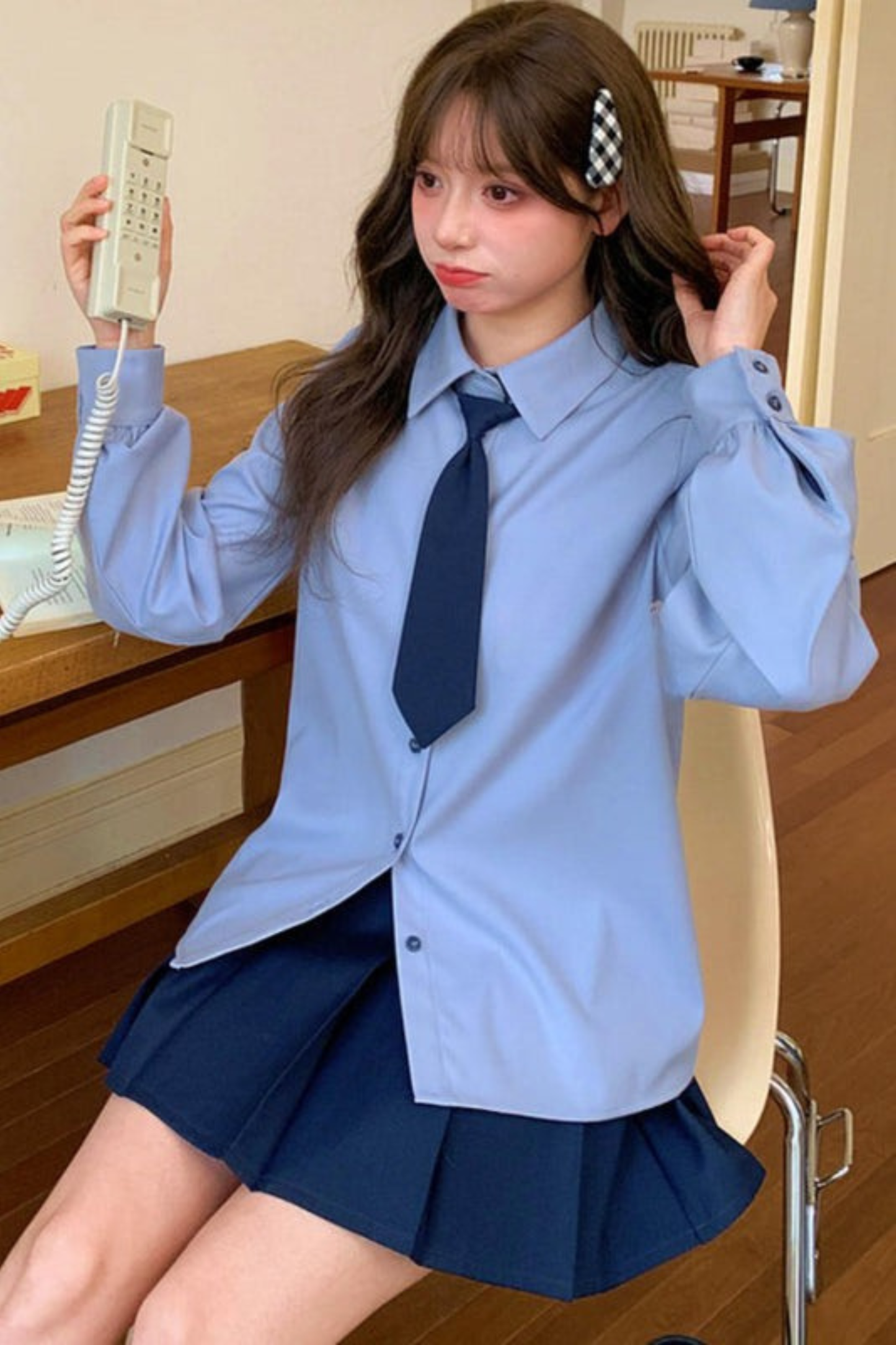 Bunny Police Shirt + Skirt + Vest