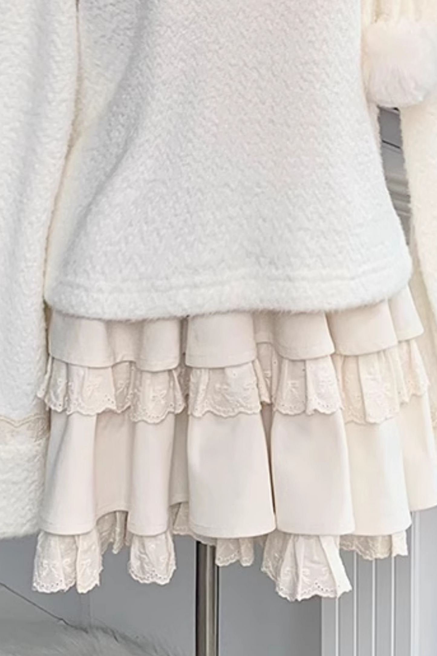 Candy One Shoulder Soft Top + Tiered Skirt