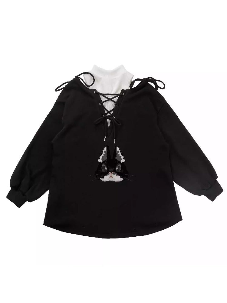 Rebel Sweet Heart Short Fur Jacket Design Top Pants Set