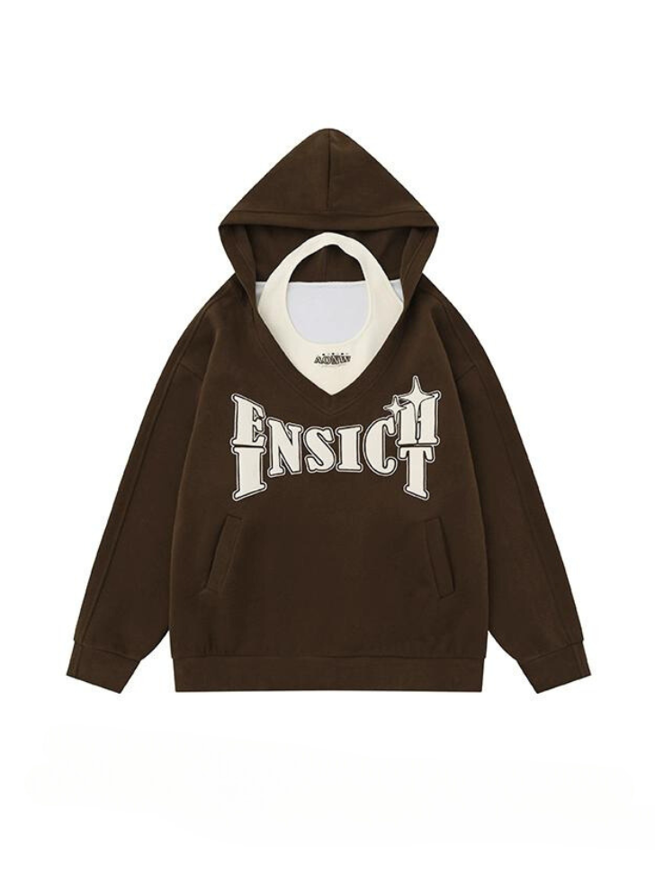 American Lazy Niche Sweatshirt Two-piece Set