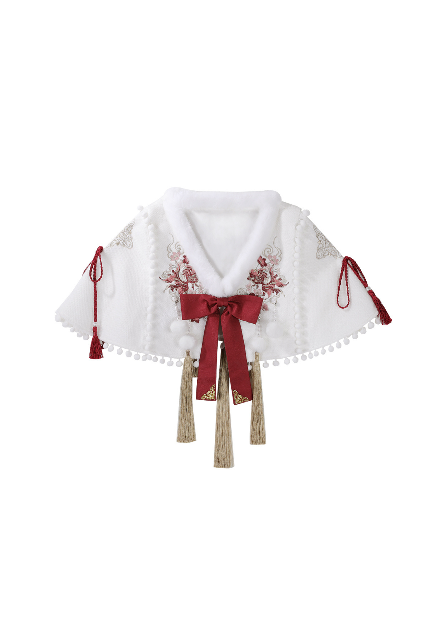 Retro Chinese-style Shawl + Tops + Skirt