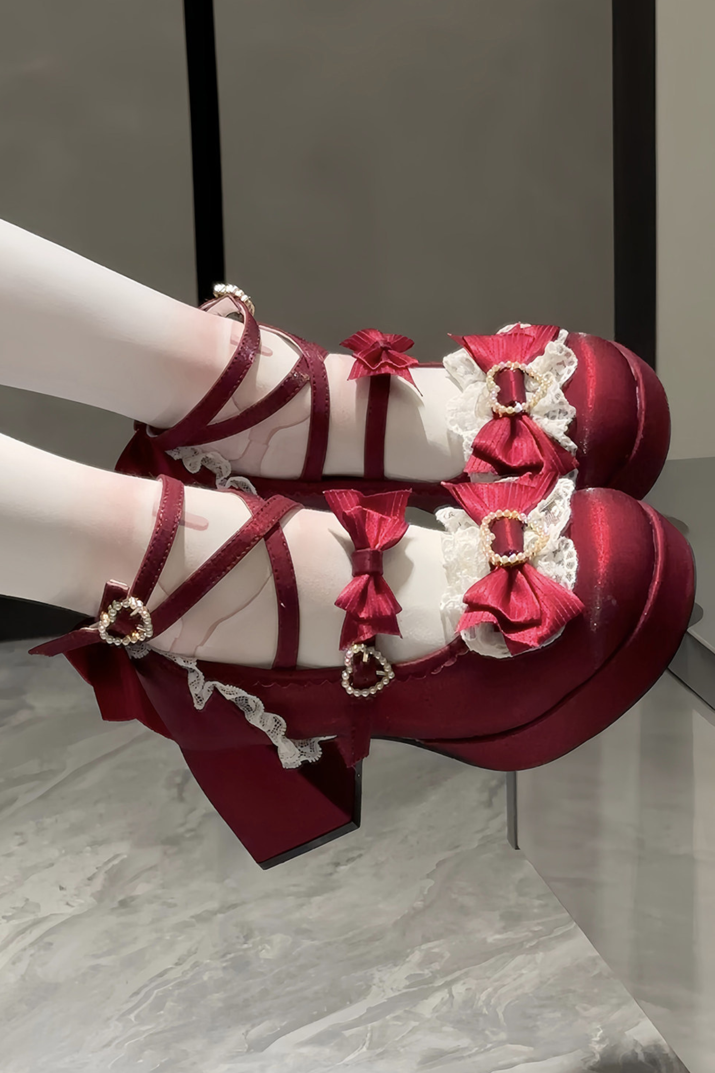 Ribbon Lolita Heels
