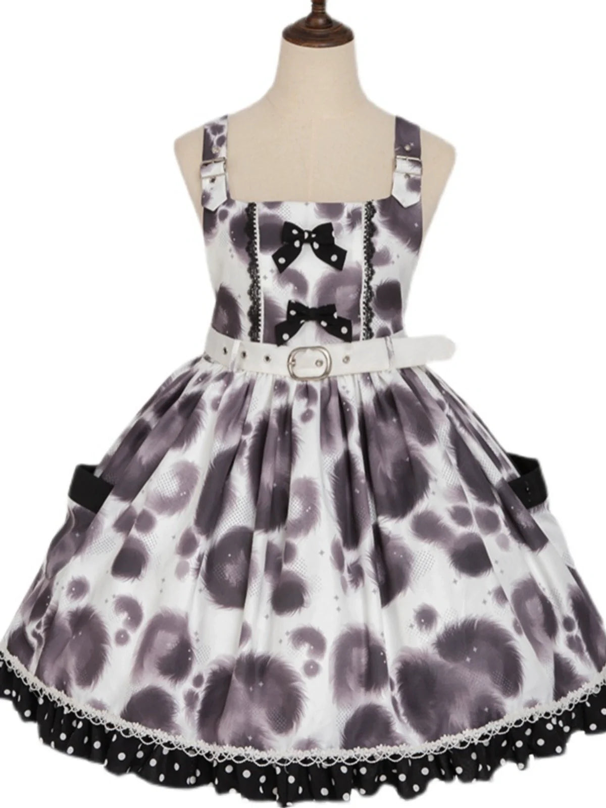Leopard Dot Voluminous Lolita Dress