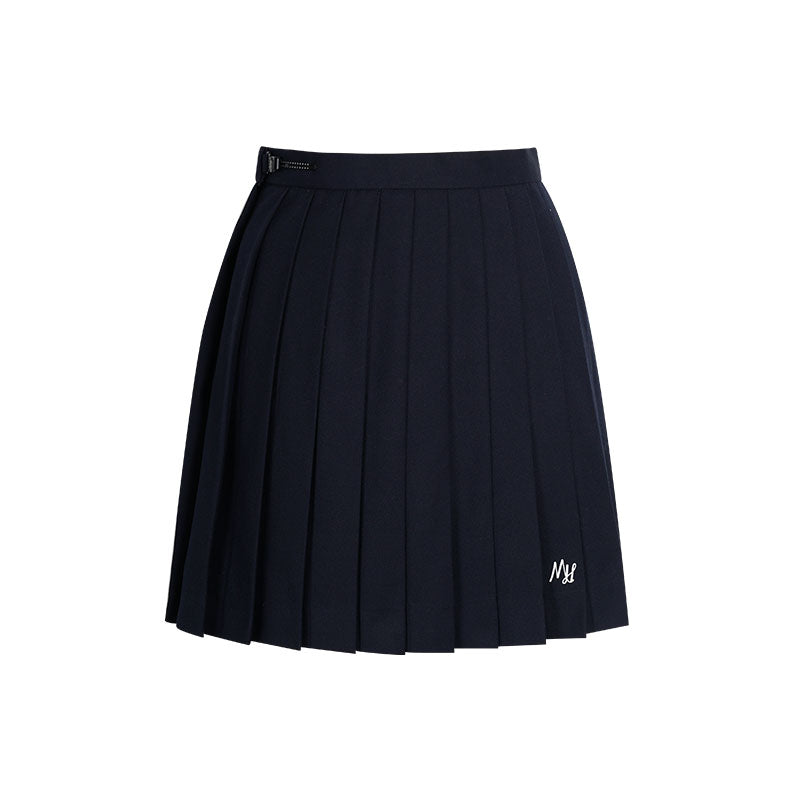 Flower Bell Tie Short Sleeve Shirt + Short Skirt + Long Skirt