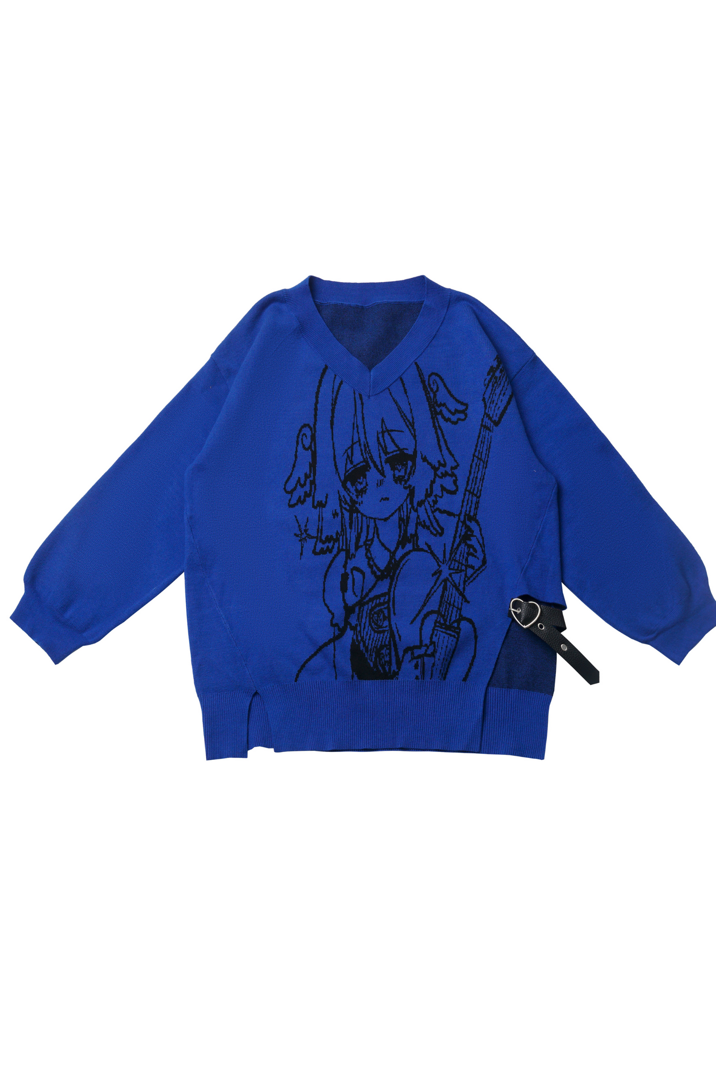 Neck Knit Y2k Skirt Set