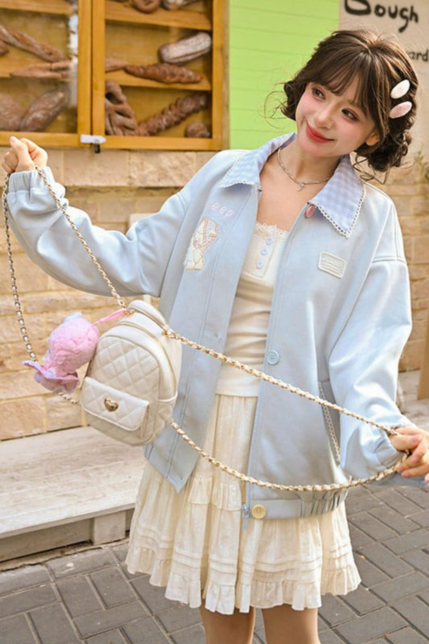 Check Patchwork Jacket