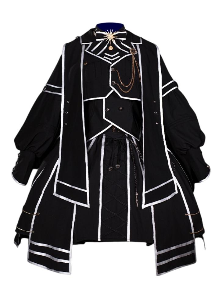 Judgment Army Lone Knight Military Uniform Lolita Set