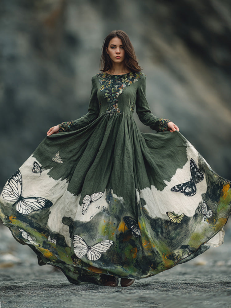Classic Vintage Dress with a Flattering Fit