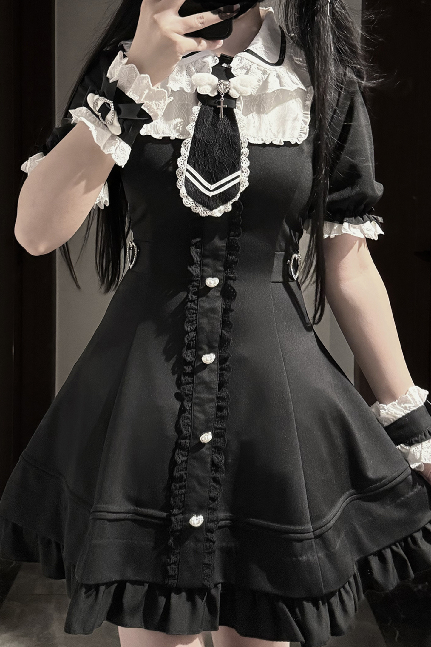 Angelic Lace Patchwork Dress