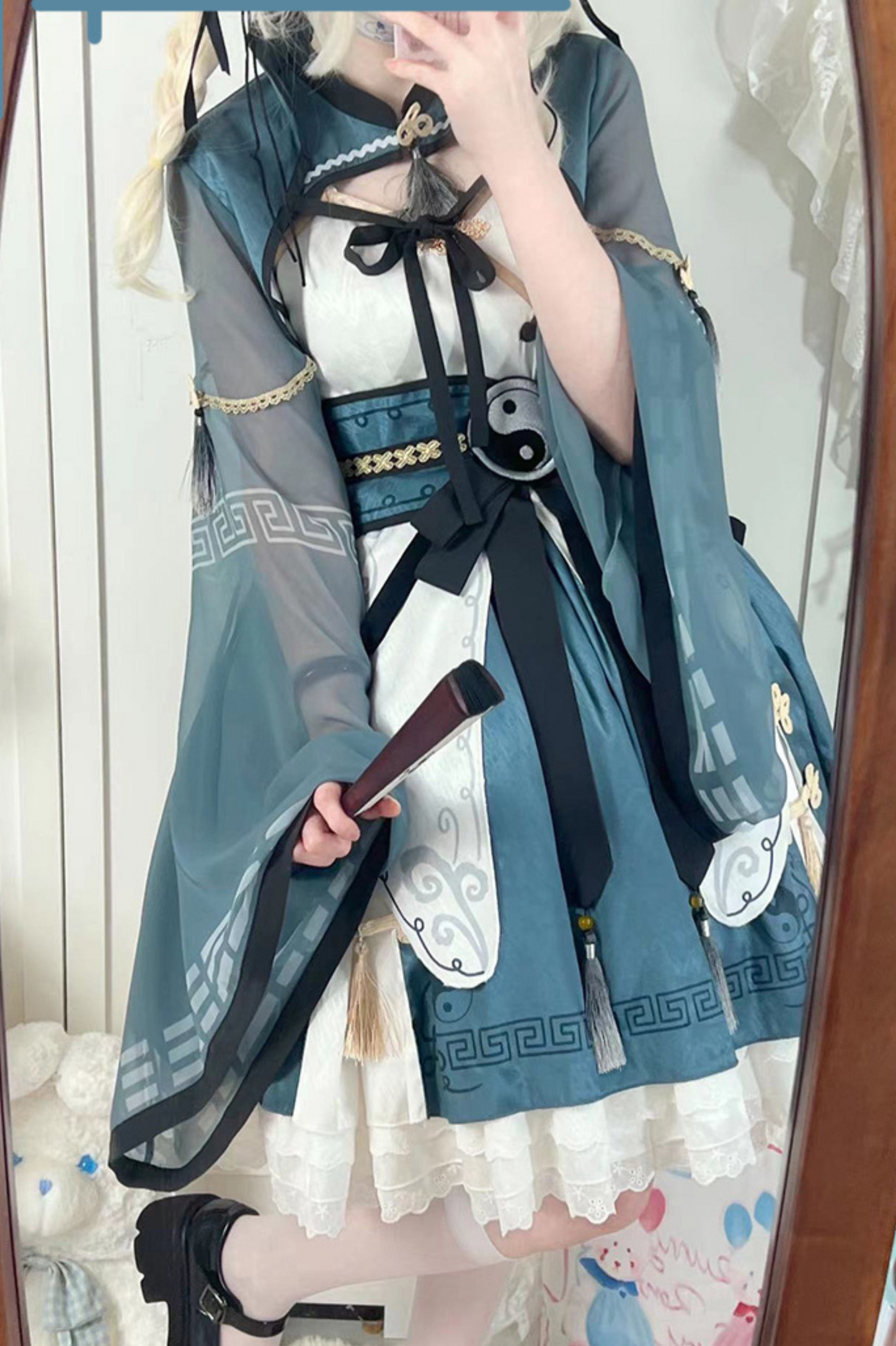 Chinese-style Detail Zombie Lolita Dress