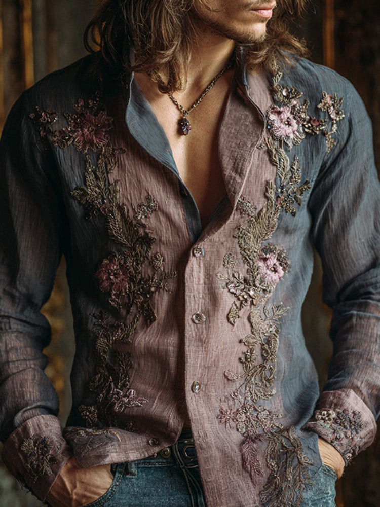 Subtly Elegant Shirt with a Refined Vintage Look