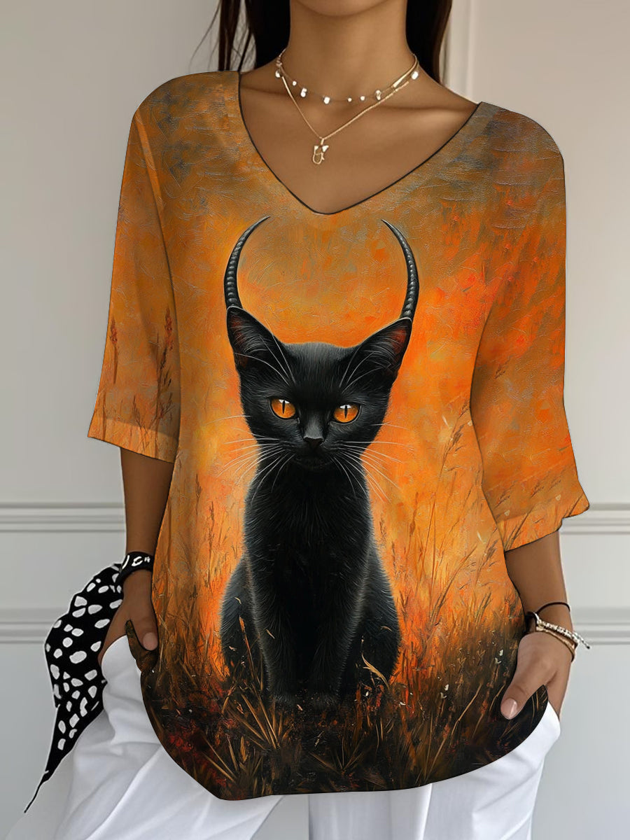 Casually Elegant Top with a Refined Edge