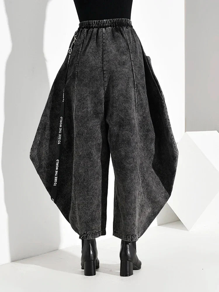 Wide Leg Pants Black
