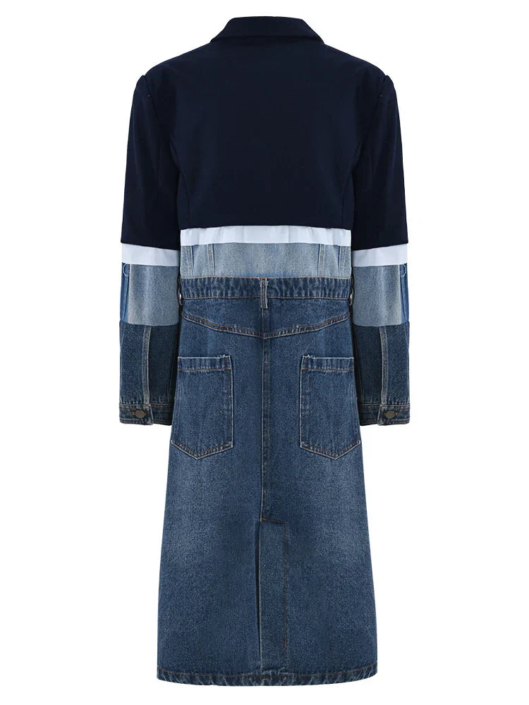 Denim Overcoat Blue