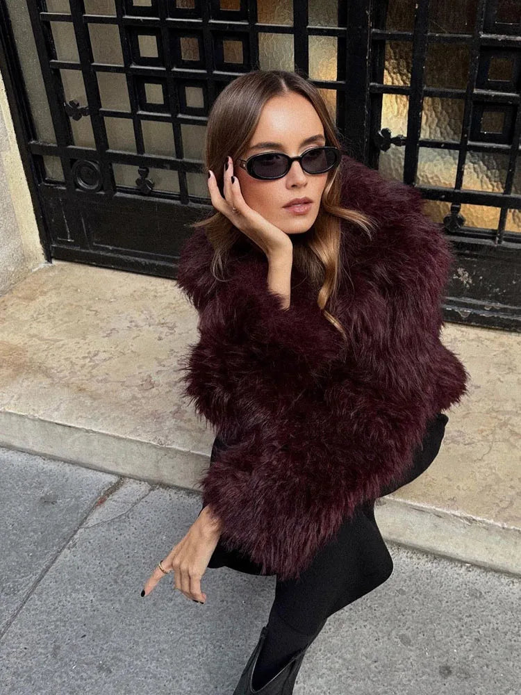 Warm Coat Burgundy