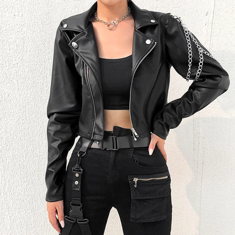 Faux Leather Jacket