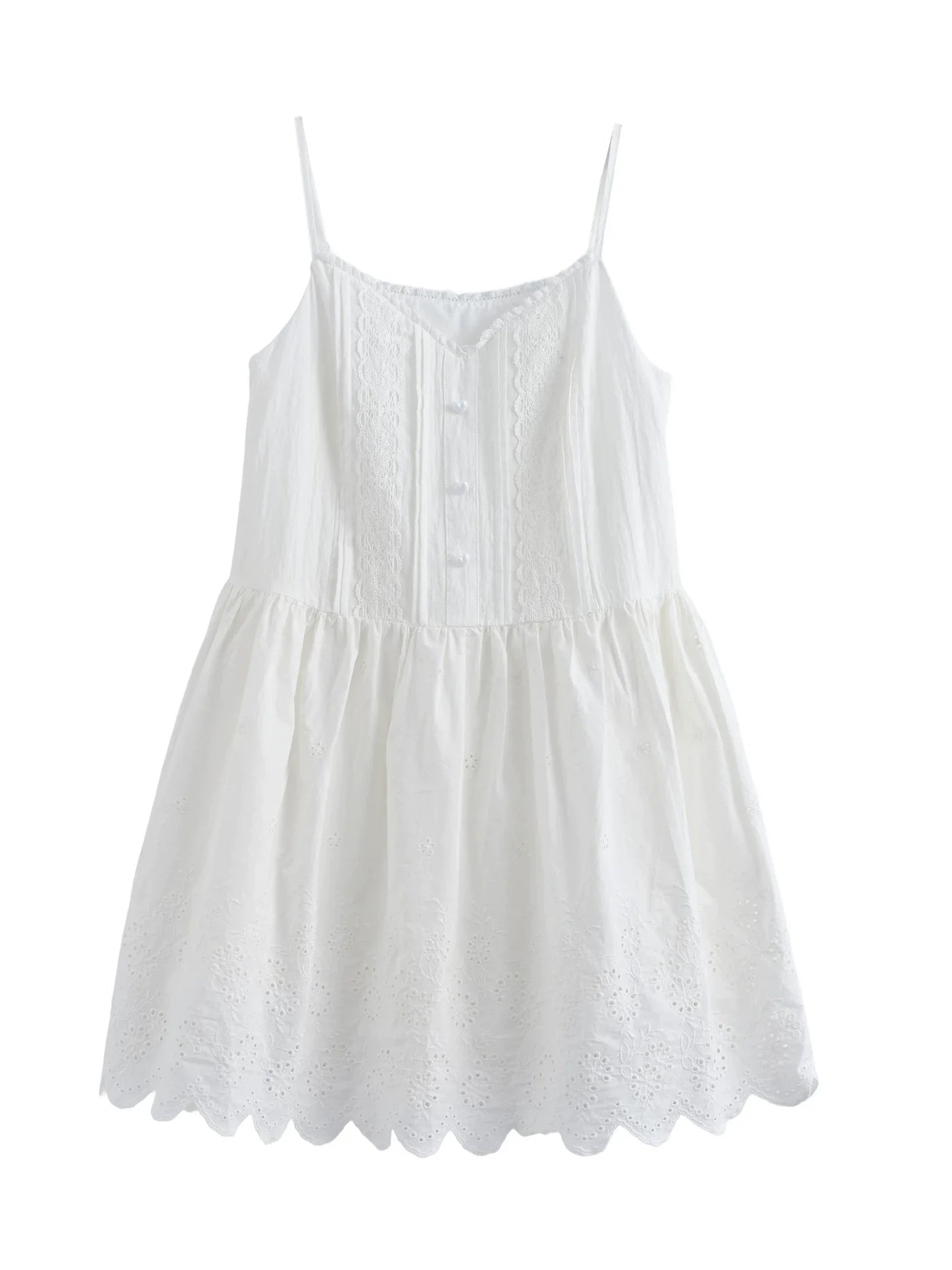Lace Patchwork Strap Dress