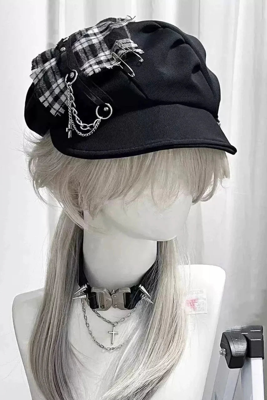 Gothic Plaid Hat