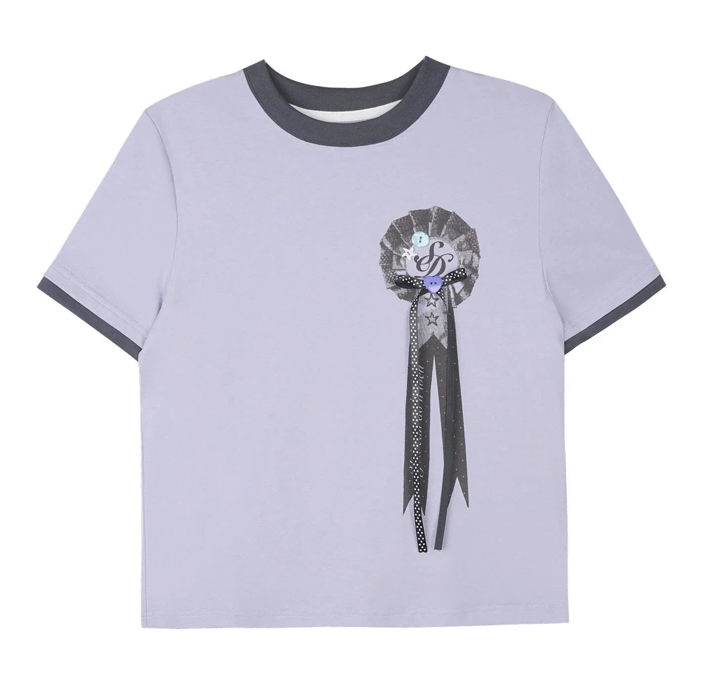 Purple Ribbon Blouse