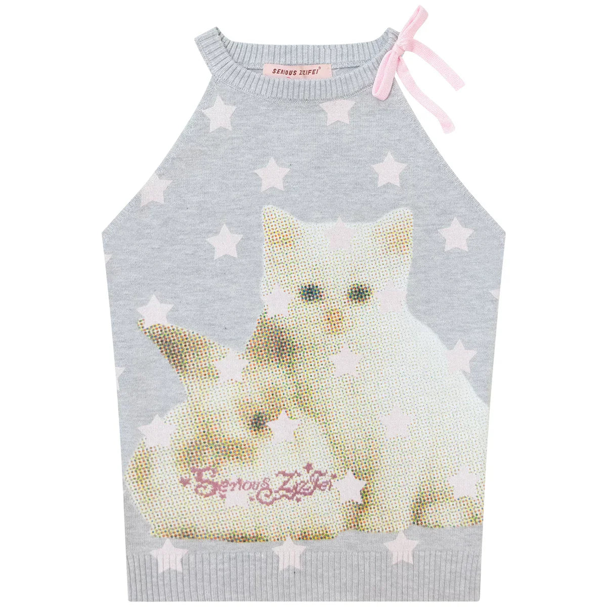 Rabbit Cat Sleeveless Top