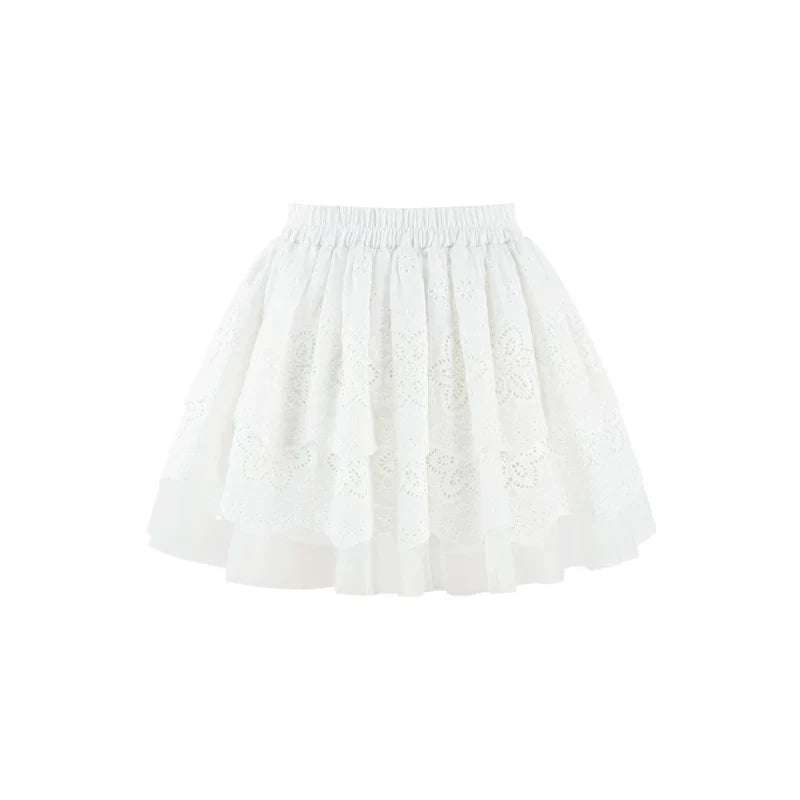 French Style Knit Cardigan + Skirt