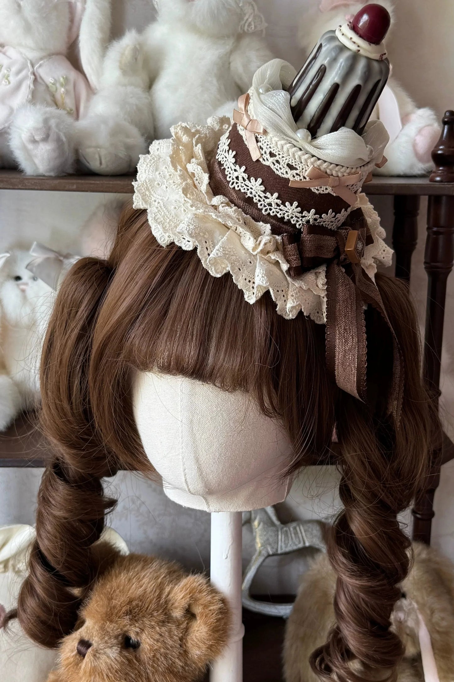 Hazel Doll Lolita Dress + Jumper Skirt + Bonnet + Hat + Necklace