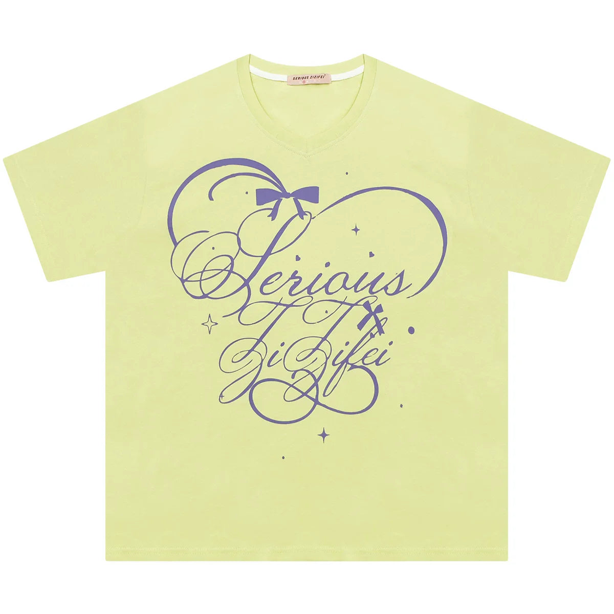 Star Falling V-neck Top