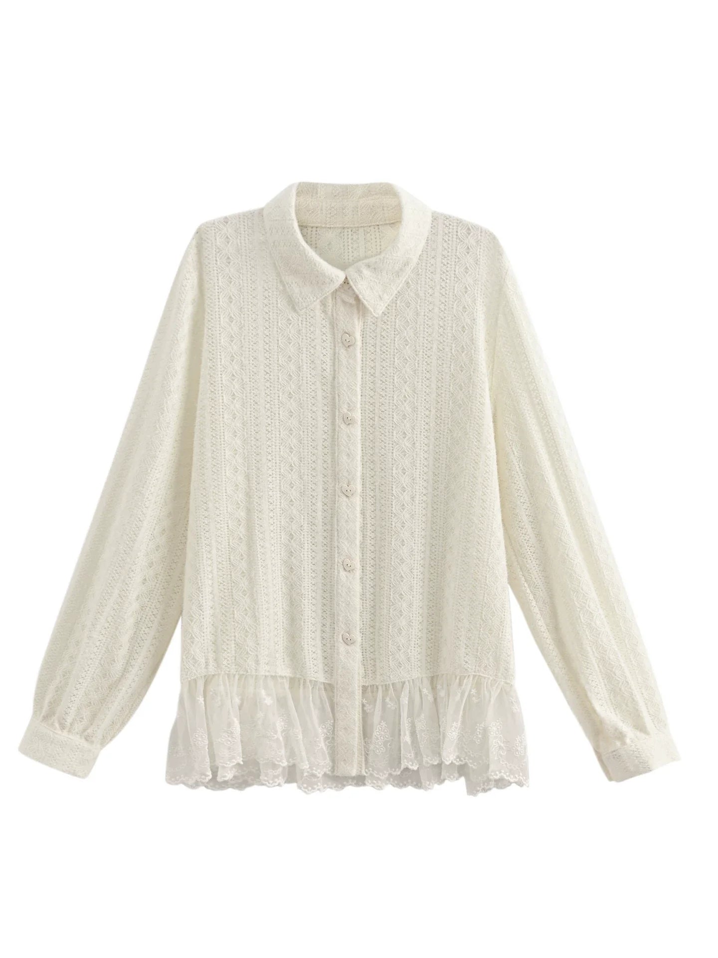 Lace Patchwork Blouse
