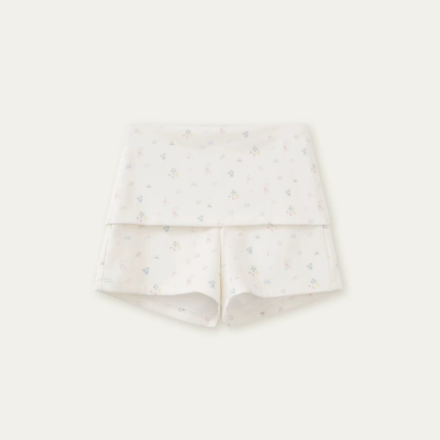 Printed Doll Collar Blouse + Pants