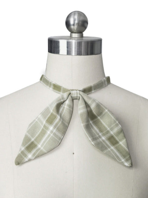 Secret Morning Post Green Tea Color Retro Sweet Cool Vest Shirt Cropped Pants