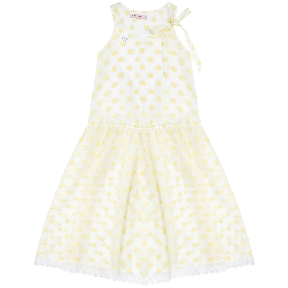 Sweet Polka Dot Mesh Dress