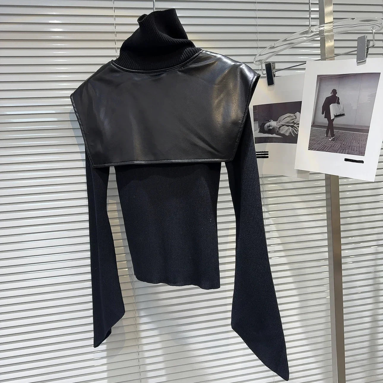 Flare Sleeve Top Black