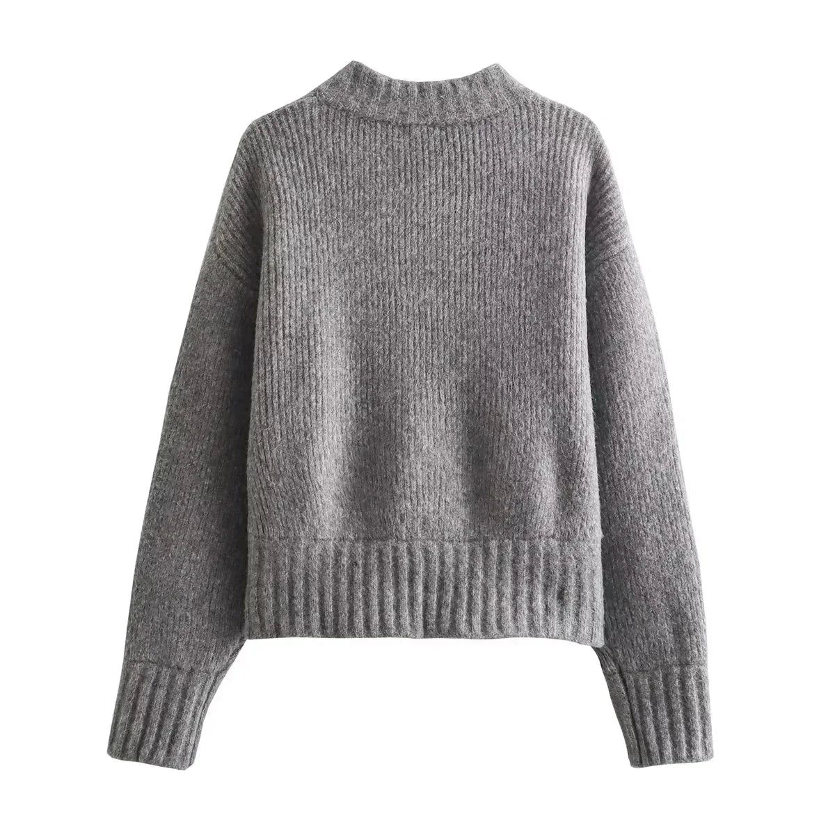 Zipper Sweater Gray