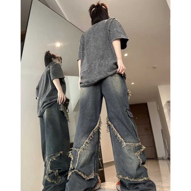 Wide-leg Jeans