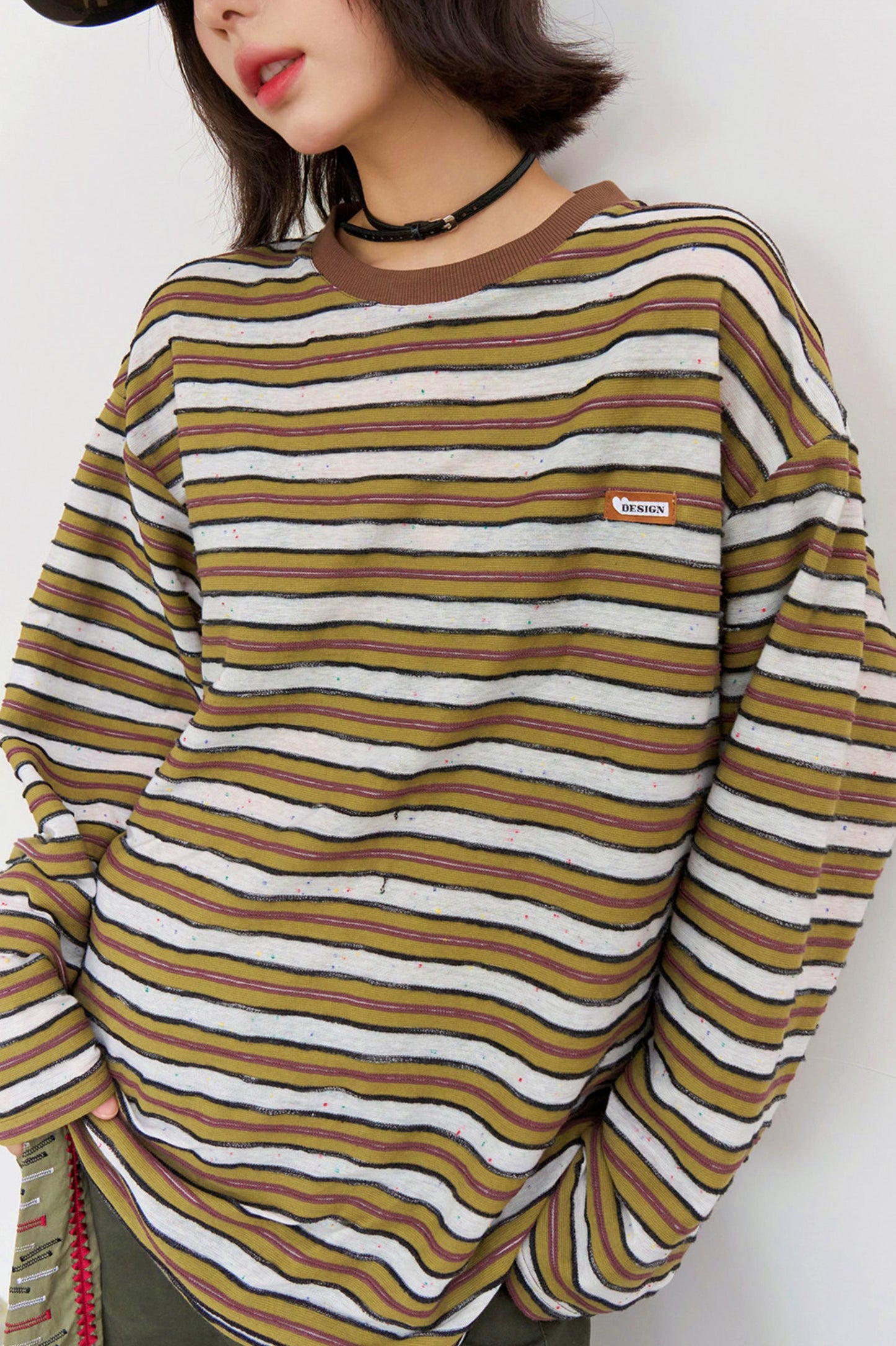 Striped Loose Mode Top