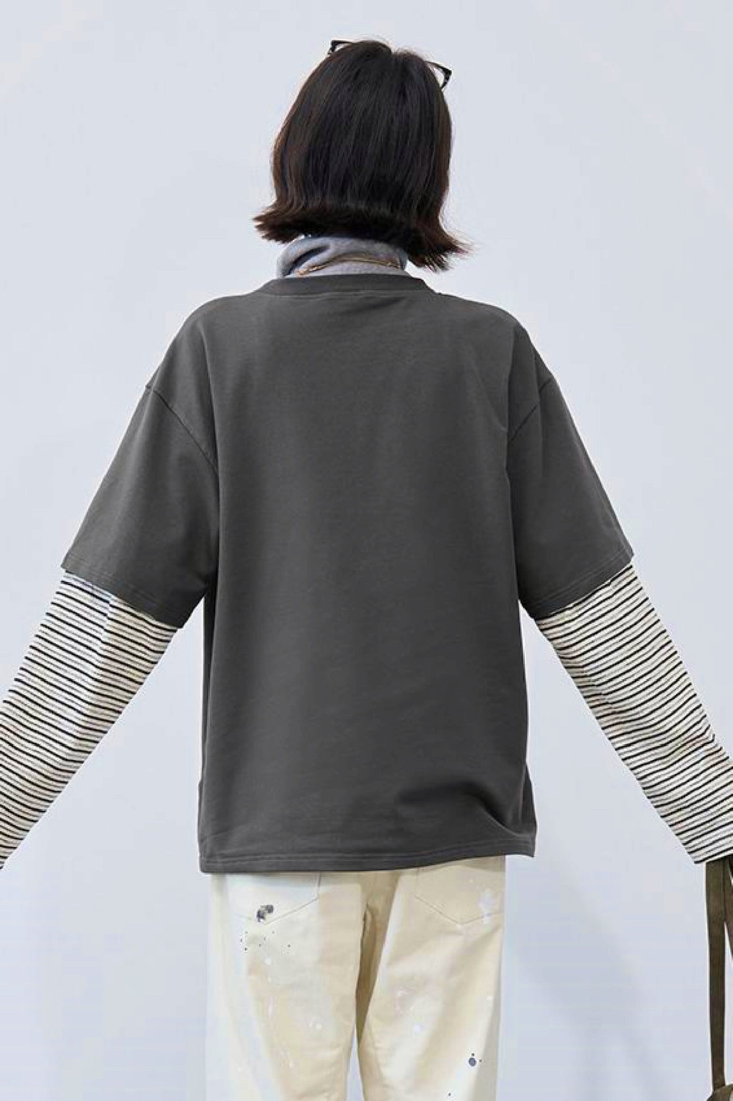 Gravity Patchwork Color-blocked Top