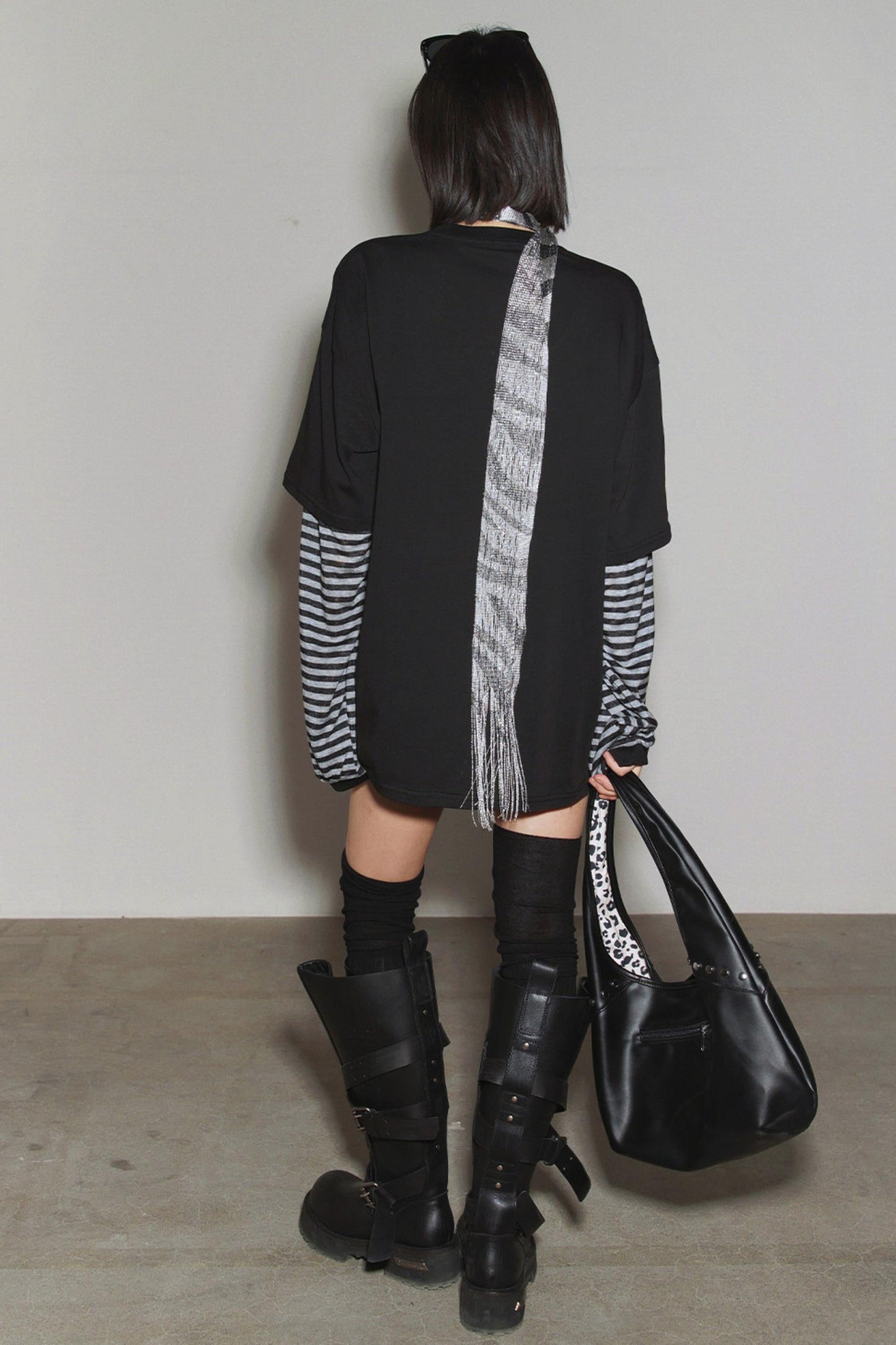 Gravity Patchwork Color Block Top