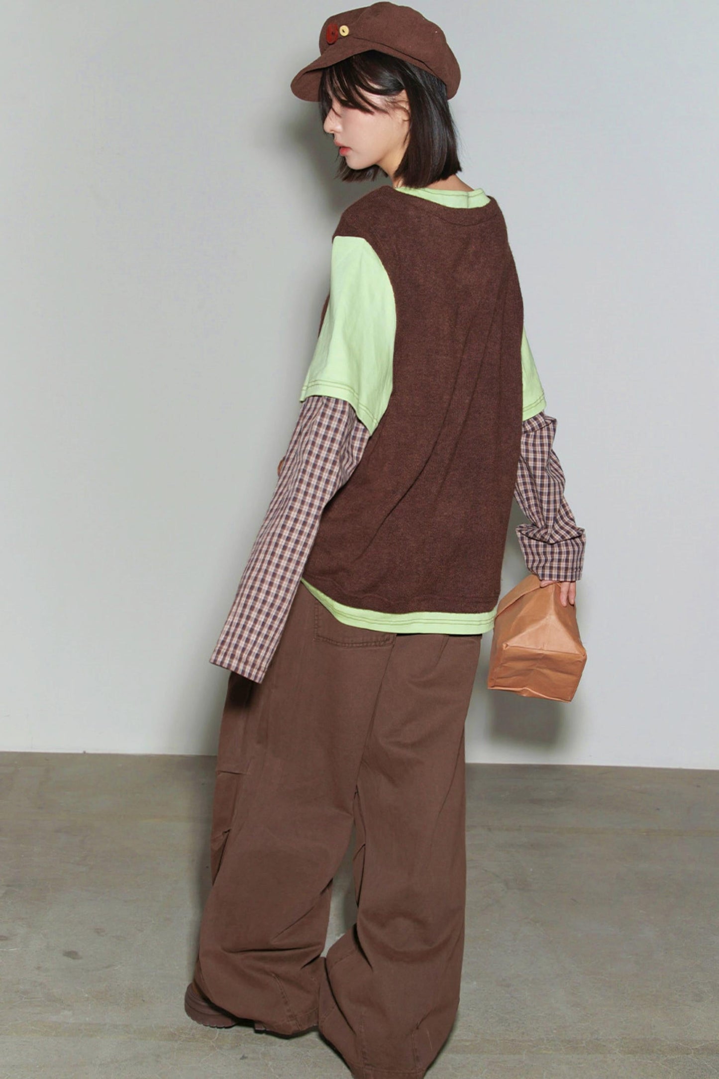Gravity Patchwork Color Block Top