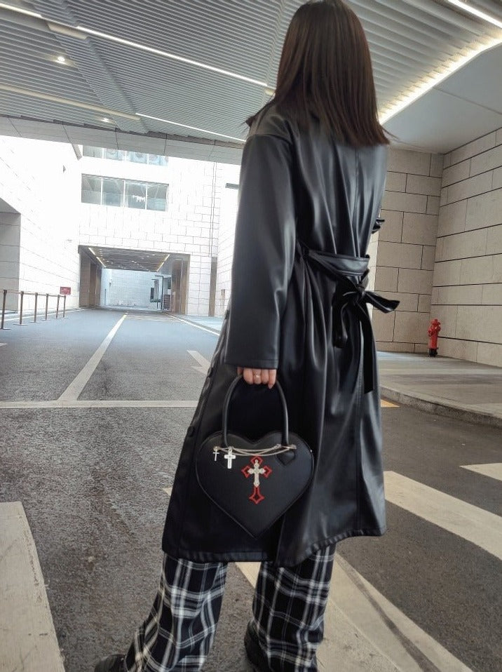 Cross Chain Heart Bag
