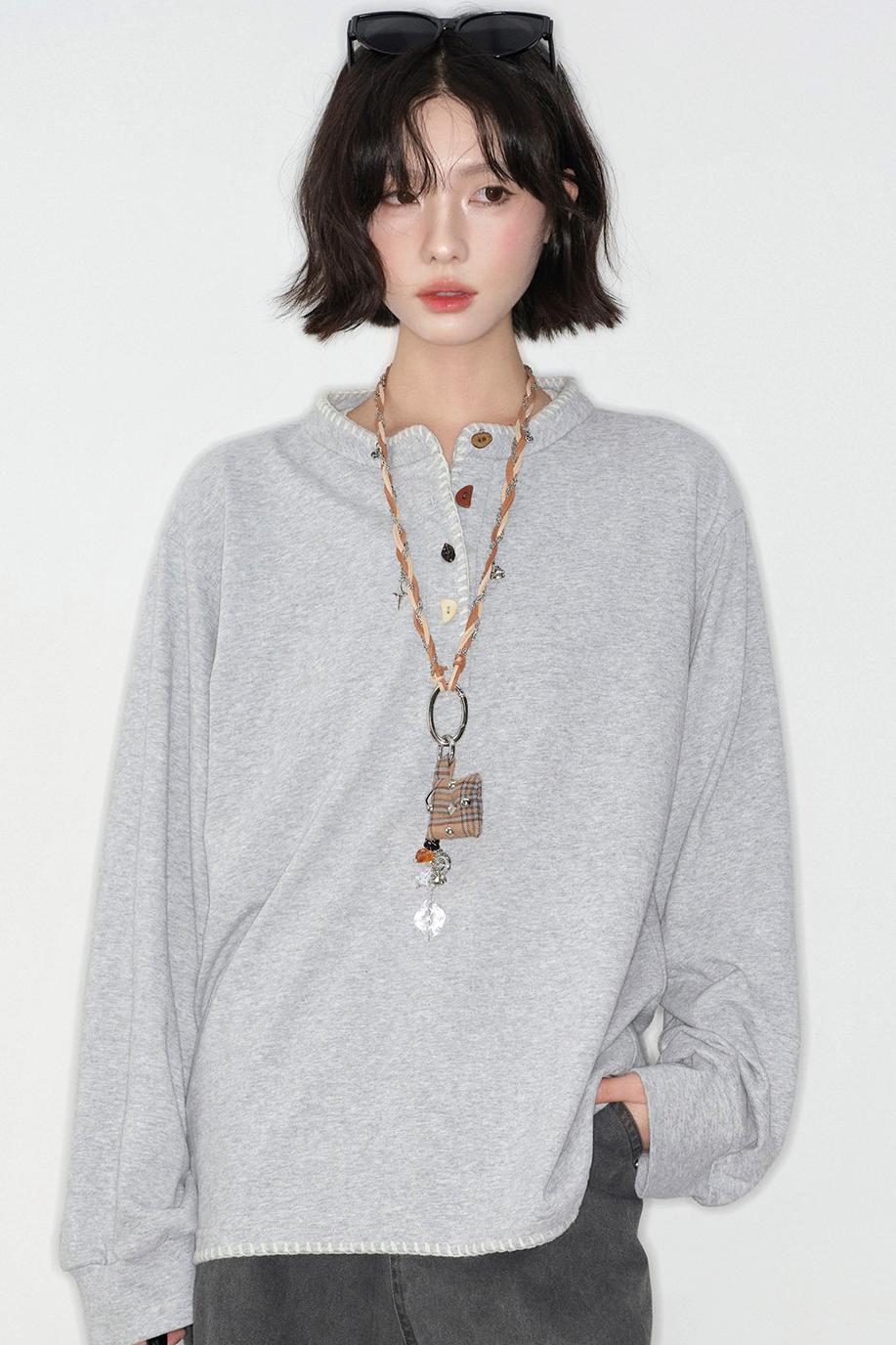 Loose Long Sleeve Top