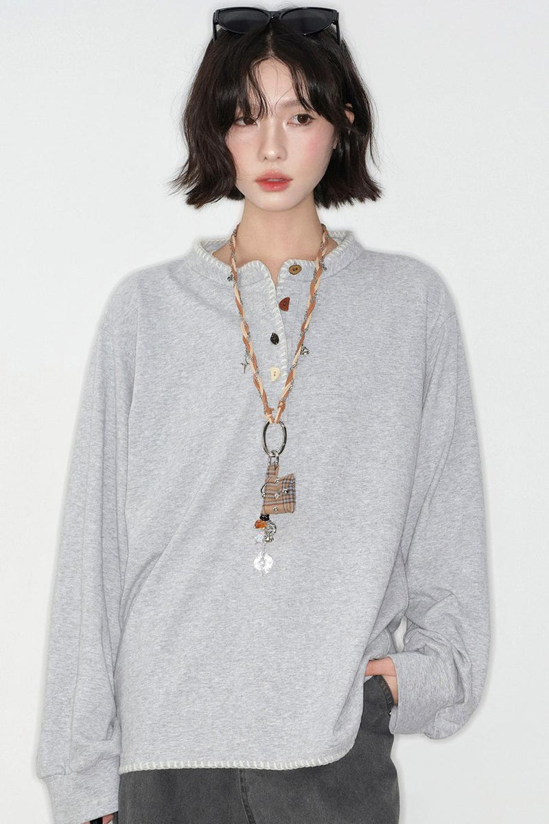 Loose Long Sleeve Top