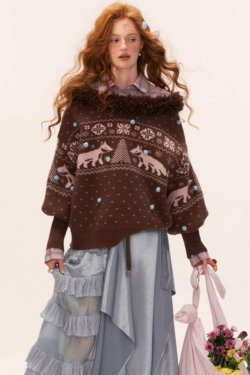 Fair Isle Crew Neck Sweater