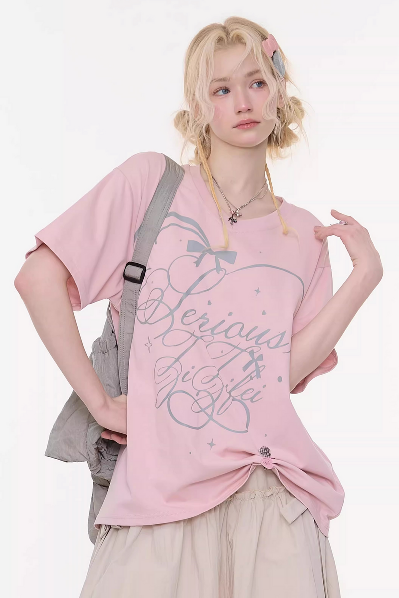 Star Falling V-neck Top