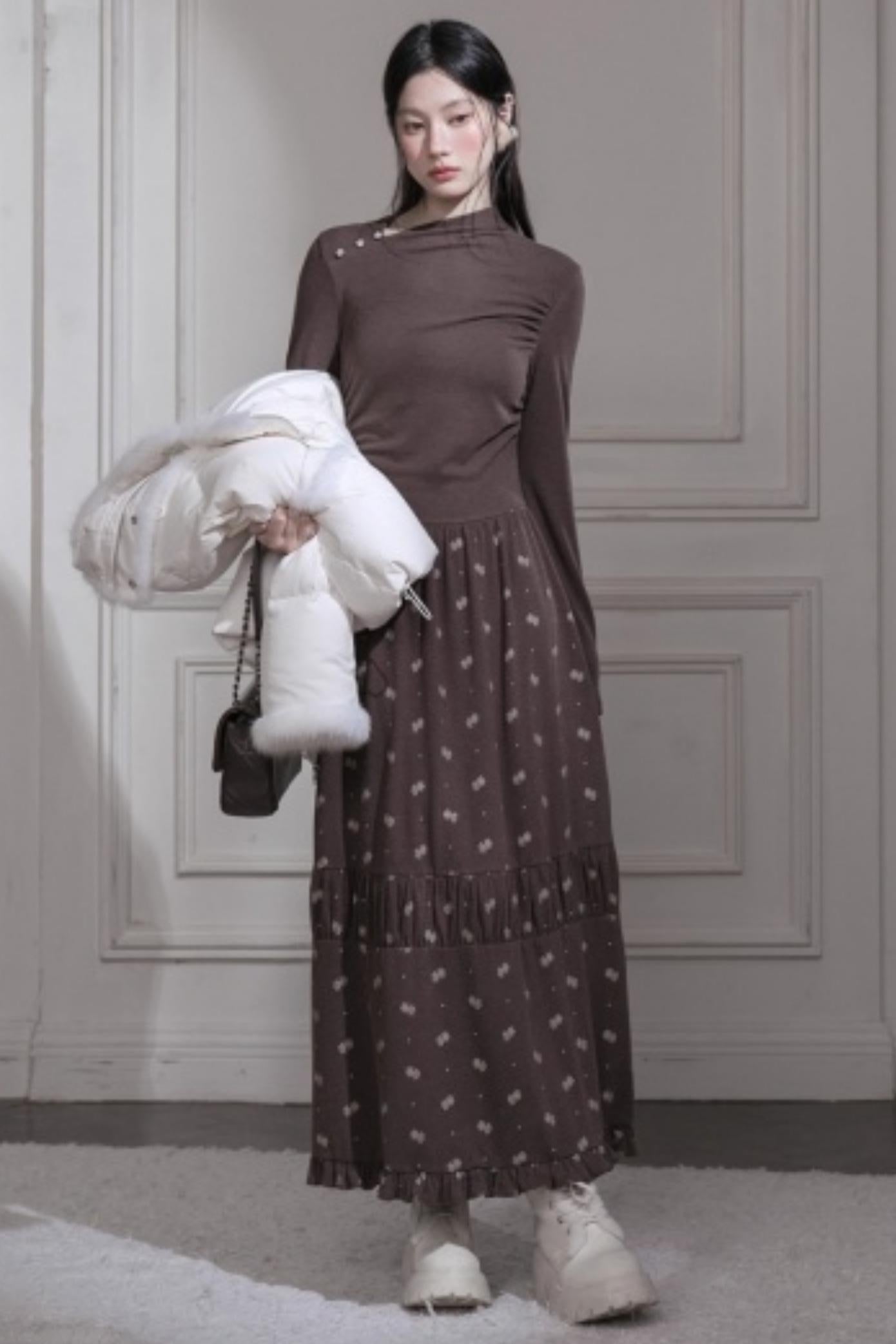 Snowflake Long Dress