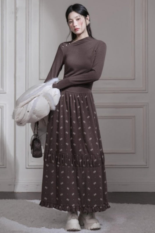 Snowflake Long Dress