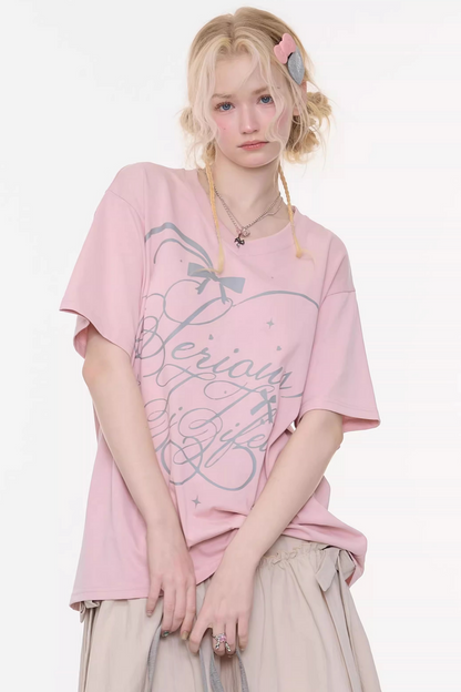 Star Falling V-neck Top